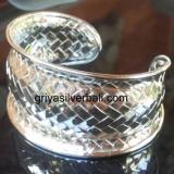 Bangle bali silver bead