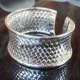 Bangle bali silver bead