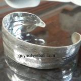 Bangle bali silver bead