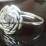 Bangle bali silver bead