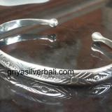 Bangle bali silver bead