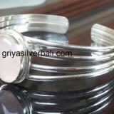 Bangle bali silver bead