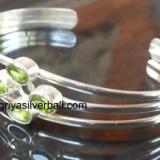 Bangle bali silver bead