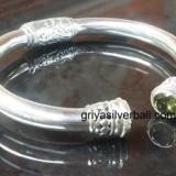 Bangle bali silver bead