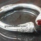 Bangle bali silver bead