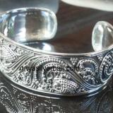 Bangle bali silver bead