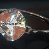 Bangle bali silver bead