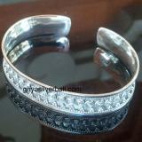 Bangle bali silver bead