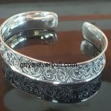 Bangle bali silver bead