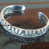 Bangle bali silver bead