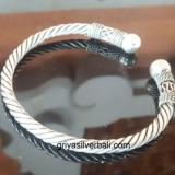 Bangle bali silver bead