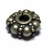 Granular bali silver bead