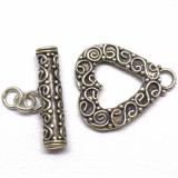 Bali Ornate Toggles bali silver bead