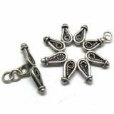 bali beads silver Silver Toggles