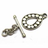 Bali Ornate Toggles bali silver bead