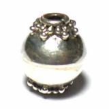 Round Bead bali silver bead