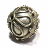 Round Bead bali silver bead