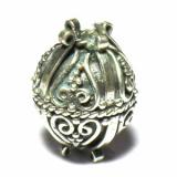 Round Bead bali silver bead