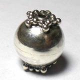 Round Beads bali silver bead