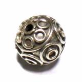 Round Beads bali silver bead