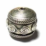 Round Beads bali silver bead