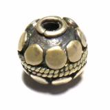 Round Beads bali silver bead