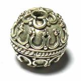 Round Beads bali silver bead