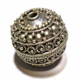 Round Beads bali silver bead