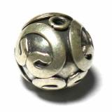 Round Beads bali silver bead