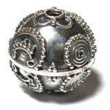 Round Beads bali silver bead