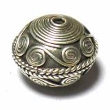 Round Beads bali silver bead