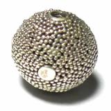 Round Beads bali silver bead