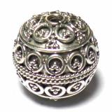 Round Beads bali silver bead