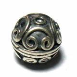 Round Beads bali silver bead