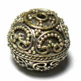 Round Beads bali silver bead