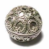 Round Beads bali silver bead