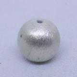 Brushed Beads bali silver bead