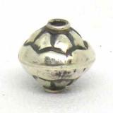 Stamped Beads bali silver bead