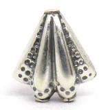 Stamped Beads bali silver bead