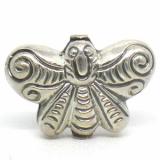 Stamped Beads bali silver bead