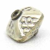 Stamped Beads bali silver bead