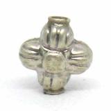 Stamped Beads bali silver bead