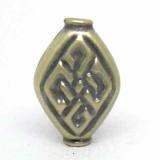 Stamped Beads bali silver bead