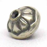 Stamped Beads bali silver bead