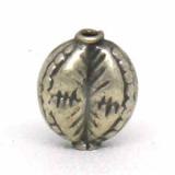 Stamped Beads bali silver bead