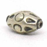 Stamped Beads bali silver bead