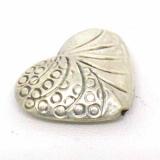 Stamped Beads bali silver bead