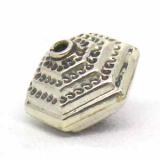 Stamped Beads bali silver bead