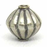 Stamped Beads bali silver bead