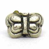 Stamped Beads bali silver bead